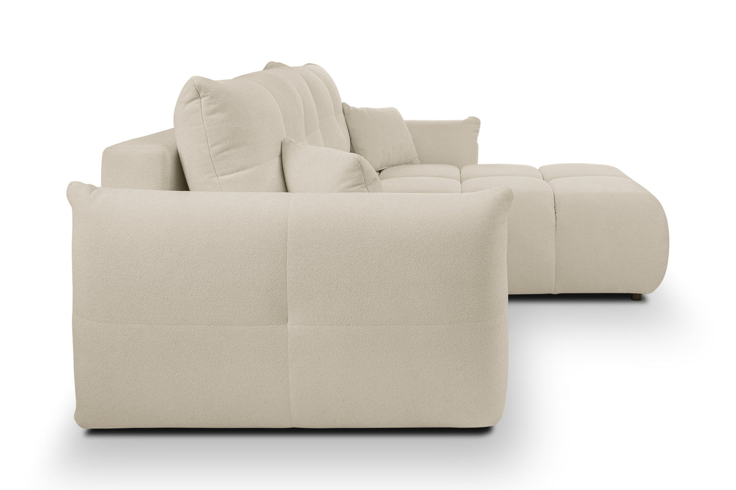 Lask BASE Corner Sofa with Sleeping Function – 257 x 177 cm – Left or Right Configuration