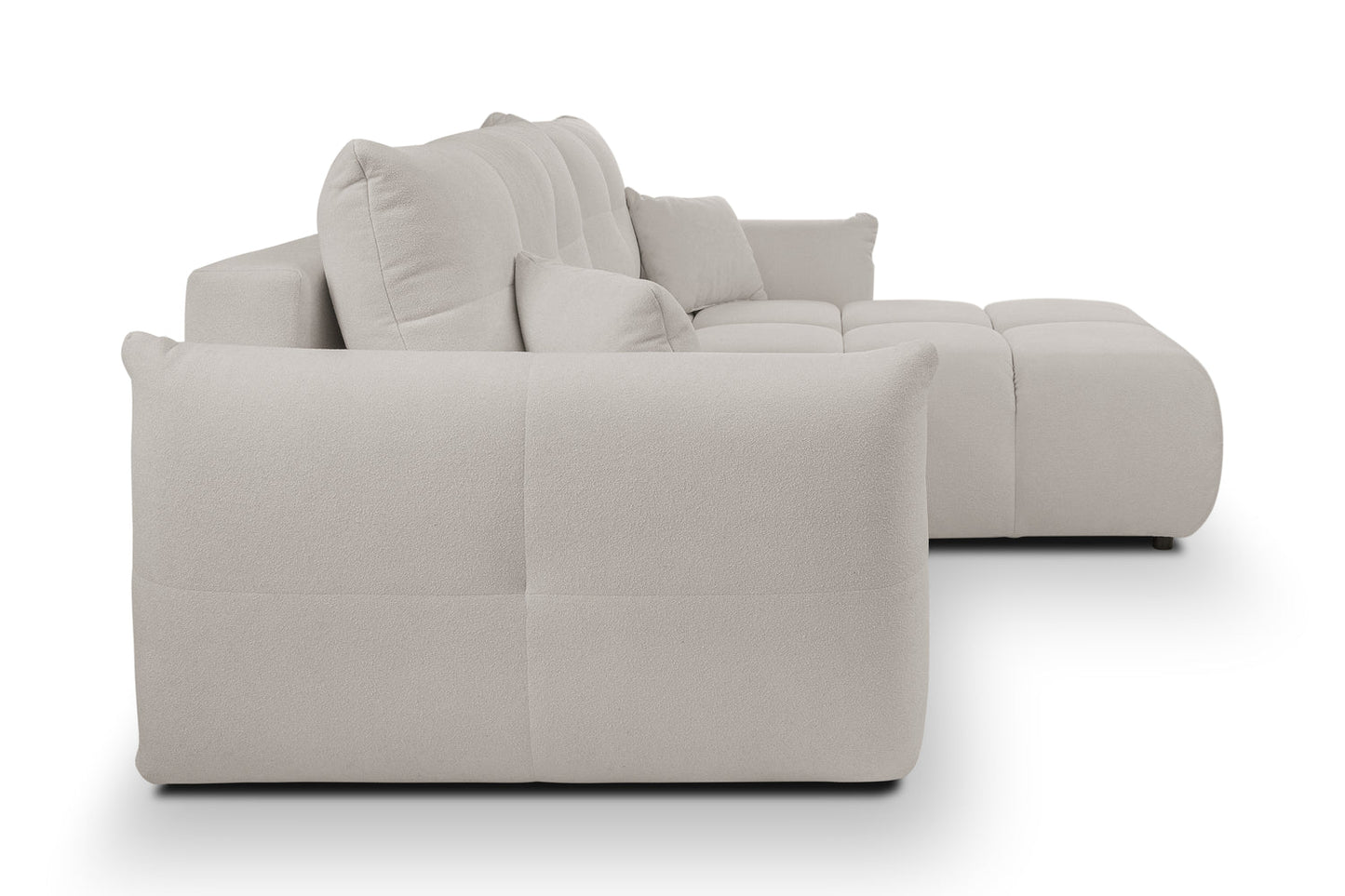 Lask BASE Corner Sofa with Sleeping Function – 257 x 177 cm – Left or Right Configuration