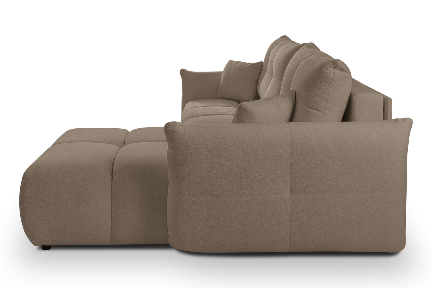 Lask BASE Corner Sofa with Sleeping Function – 257 x 177 cm – Left or Right Configuration