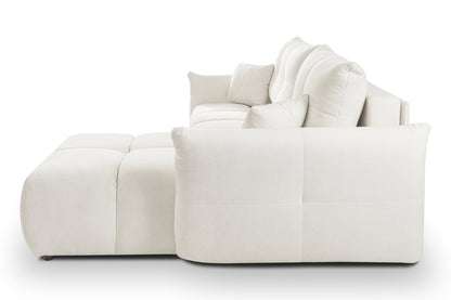 Lask BASE Corner Sofa with Sleeping Function – 257 x 177 cm – Left or Right Configuration