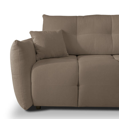 Lask BASE Corner Sofa with Sleeping Function – 257 x 177 cm – Left or Right Configuration