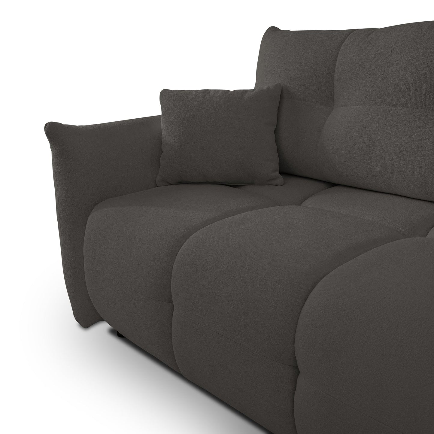 Lask BASE Corner Sofa with Sleeping Function – 257 x 177 cm – Left or Right Configuration