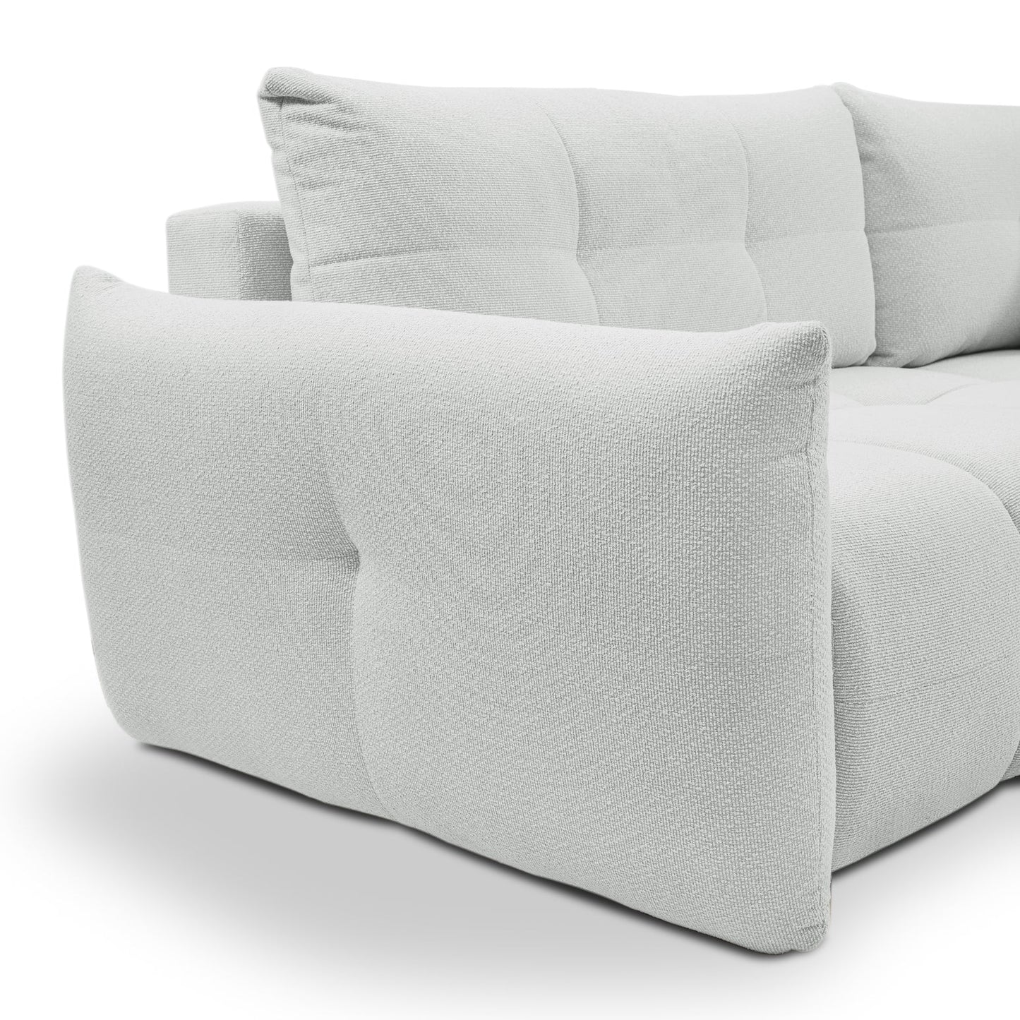 Lask BASE Corner Sofa with Sleeping Function – 257 x 177 cm – Left or Right Configuration