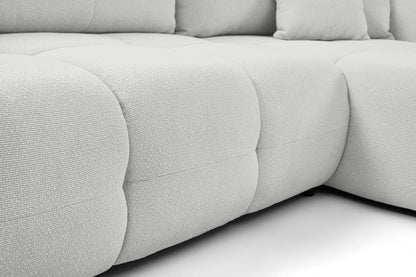 Lask BASE Corner Sofa with Sleeping Function – 257 x 177 cm – Left or Right Configuration