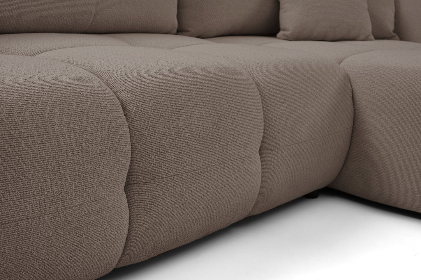 Lask BASE Corner Sofa with Sleeping Function – 257 x 177 cm – Left or Right Configuration