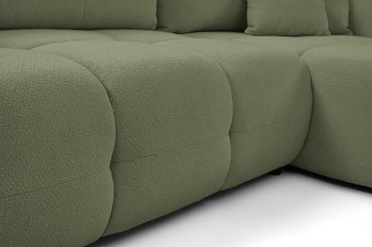 Lask BASE Corner Sofa with Sleeping Function – 257 x 177 cm – Left or Right Configuration