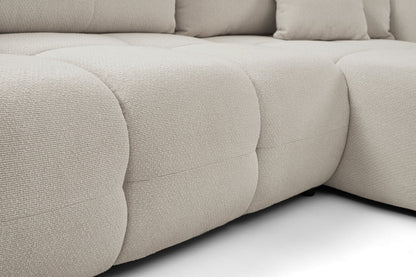 Lask BASE Corner Sofa with Sleeping Function – 257 x 177 cm – Left or Right Configuration