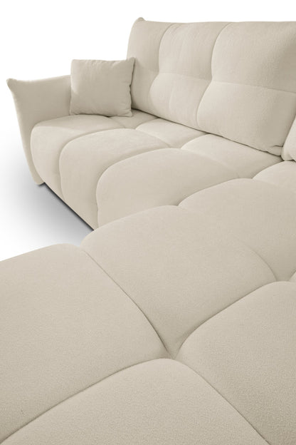 Lask BASE Corner Sofa with Sleeping Function – 257 x 177 cm – Left or Right Configuration