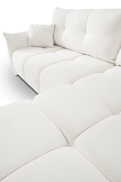 Lask BASE Corner Sofa with Sleeping Function – 257 x 177 cm – Left or Right Configuration