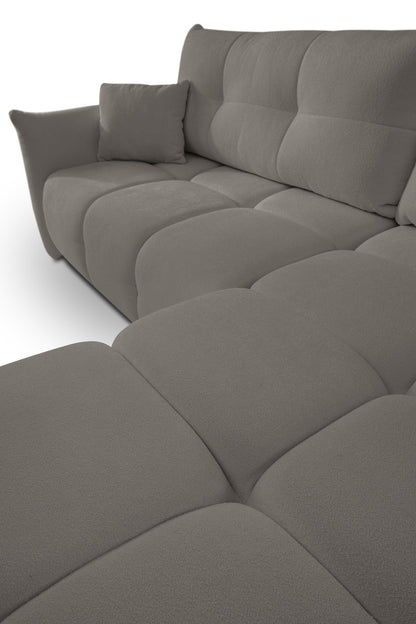 Lask BASE Corner Sofa with Sleeping Function – 257 x 177 cm – Left or Right Configuration