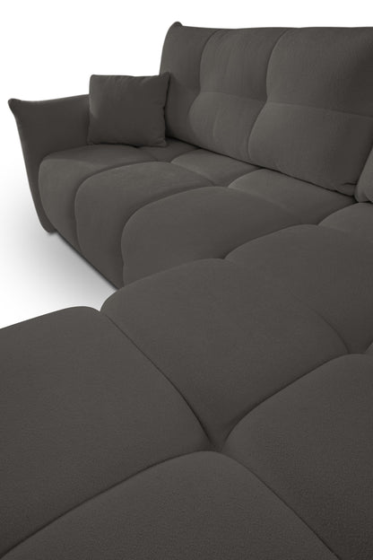 Lask BASE Corner Sofa with Sleeping Function – 257 x 177 cm – Left or Right Configuration