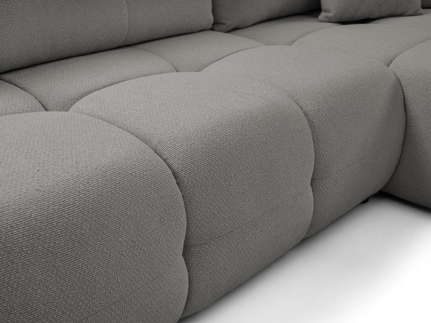 Lask BASE Corner Sofa with Sleeping Function – 257 x 177 cm – Left or Right Configuration