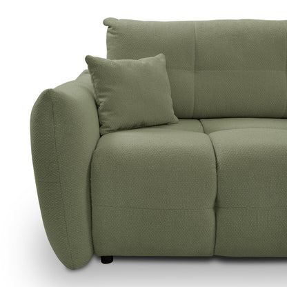 Lask BASE Corner Sofa with Sleeping Function – 257 x 177 cm – Left or Right Configuration