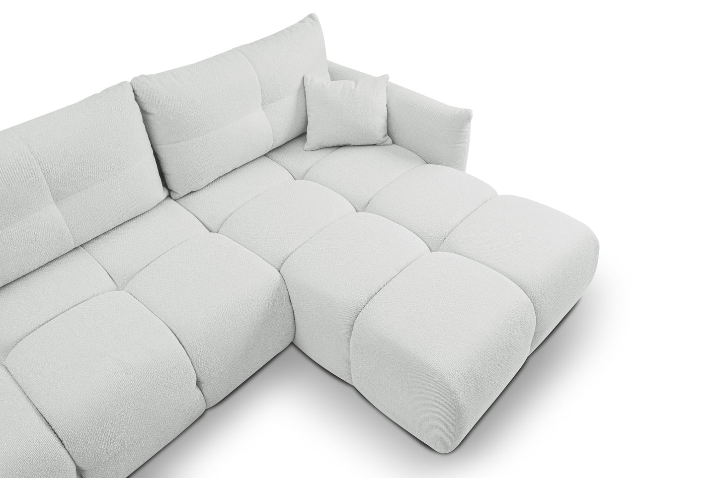 Lask BASE Corner Sofa with Sleeping Function – 257 x 177 cm – Left or Right Configuration