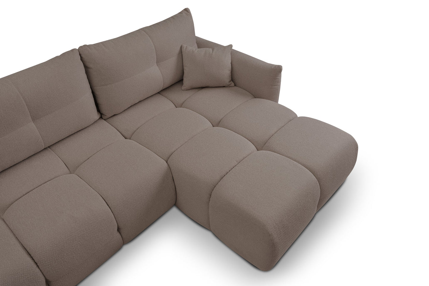 Lask BASE Corner Sofa with Sleeping Function – 257 x 177 cm – Left or Right Configuration