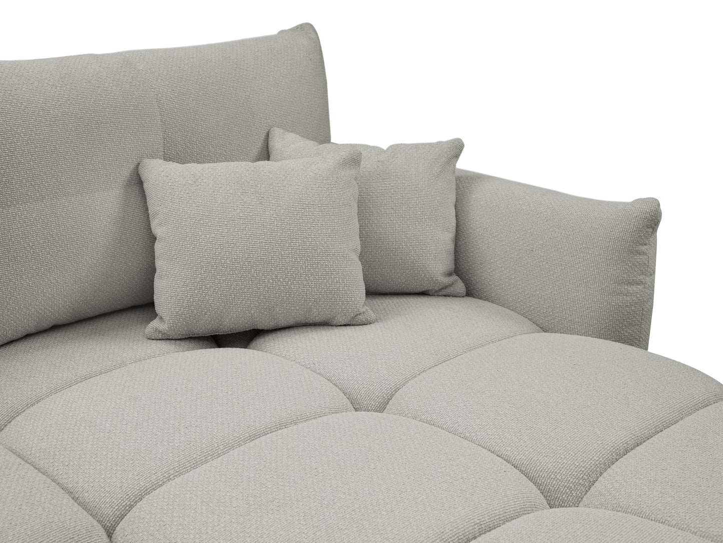 Lask BASE Corner Sofa with Sleeping Function – 257 x 177 cm – Left or Right Configuration