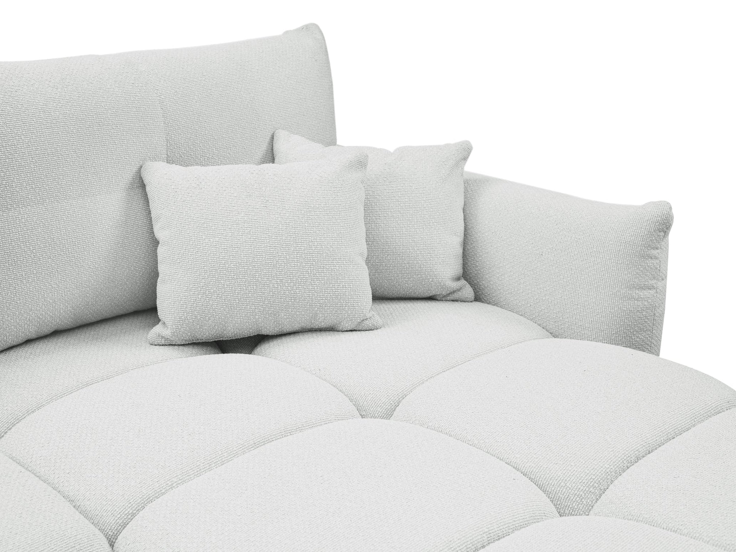 Lask BASE Corner Sofa with Sleeping Function – 257 x 177 cm – Left or Right Configuration