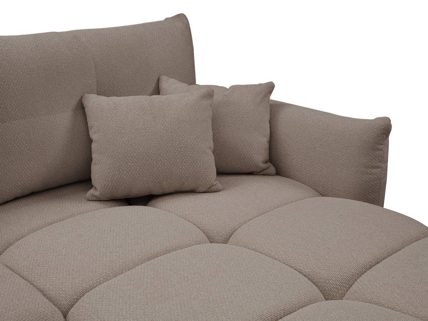 Lask BASE Corner Sofa with Sleeping Function – 257 x 177 cm – Left or Right Configuration