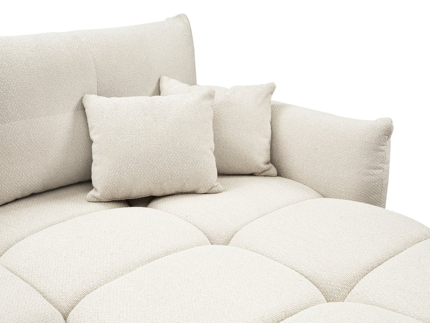 Lask BASE Corner Sofa with Sleeping Function – 257 x 177 cm – Left or Right Configuration