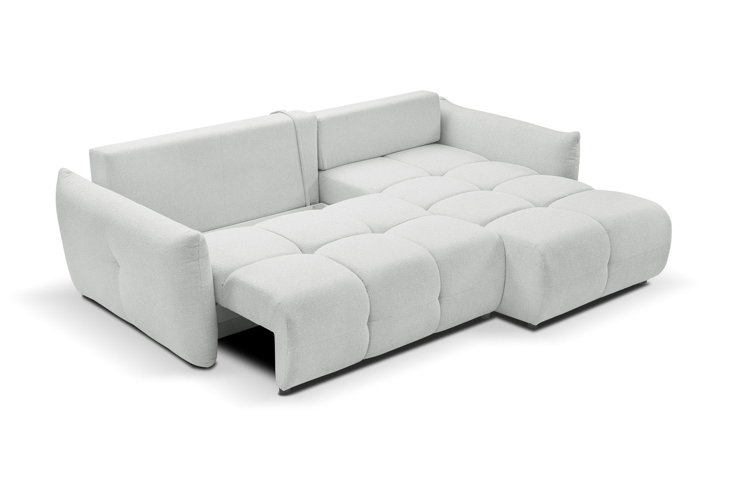 Lask BASE Corner Sofa with Sleeping Function – 257 x 177 cm – Left or Right Configuration
