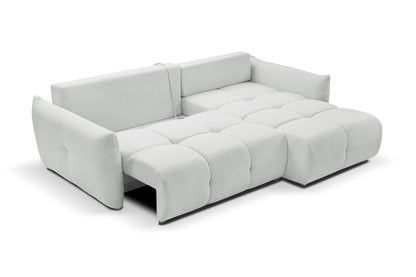 Lask BASE Corner Sofa with Sleeping Function – 257 x 177 cm – Left or Right Configuration