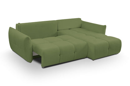 Lask BASE Corner Sofa with Sleeping Function – 257 x 177 cm – Left or Right Configuration