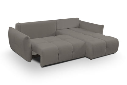 Lask BASE Corner Sofa with Sleeping Function – 257 x 177 cm – Left or Right Configuration