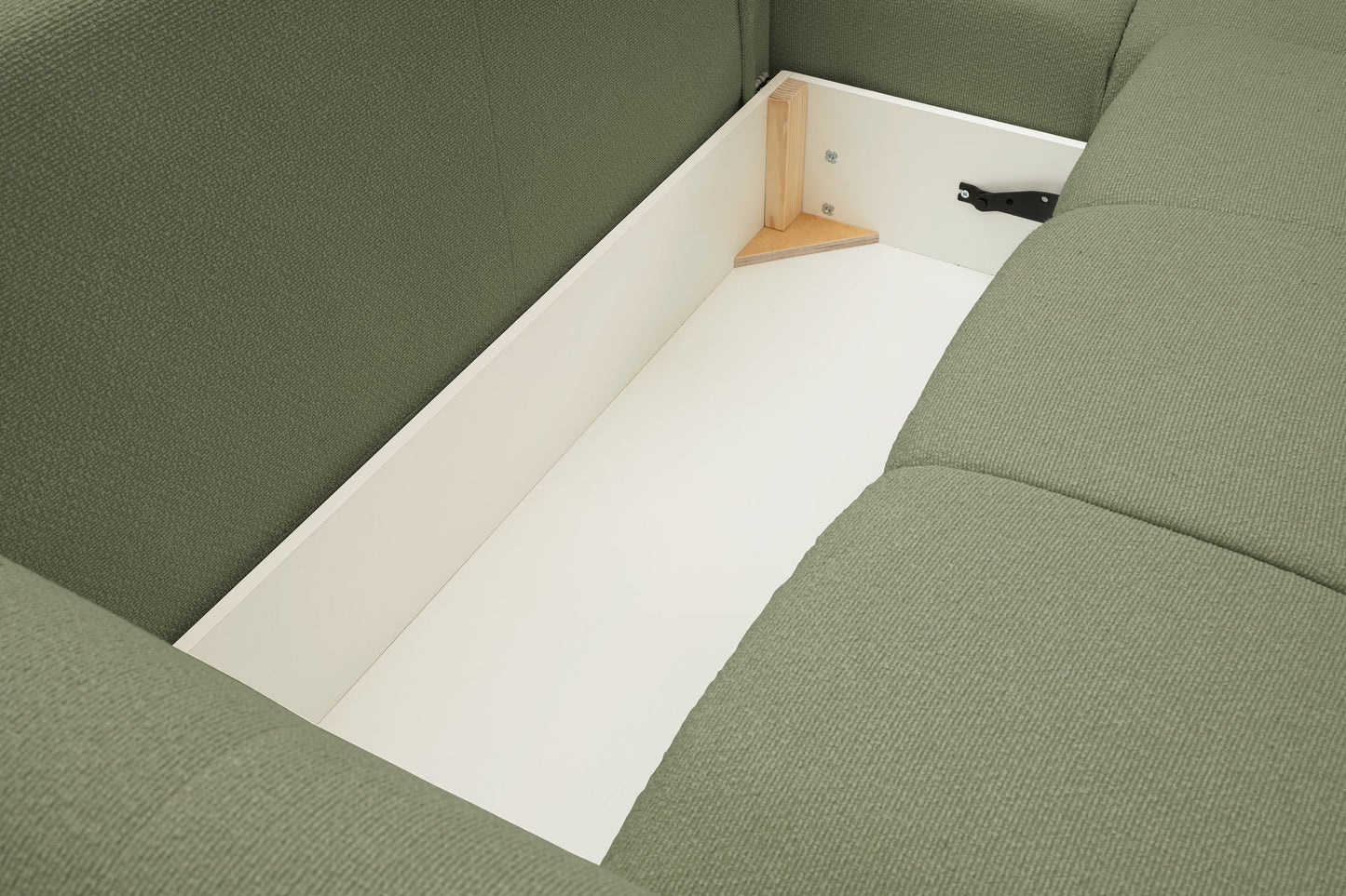 Lask BASE Corner Sofa with Sleeping Function – 257 x 177 cm – Left or Right Configuration