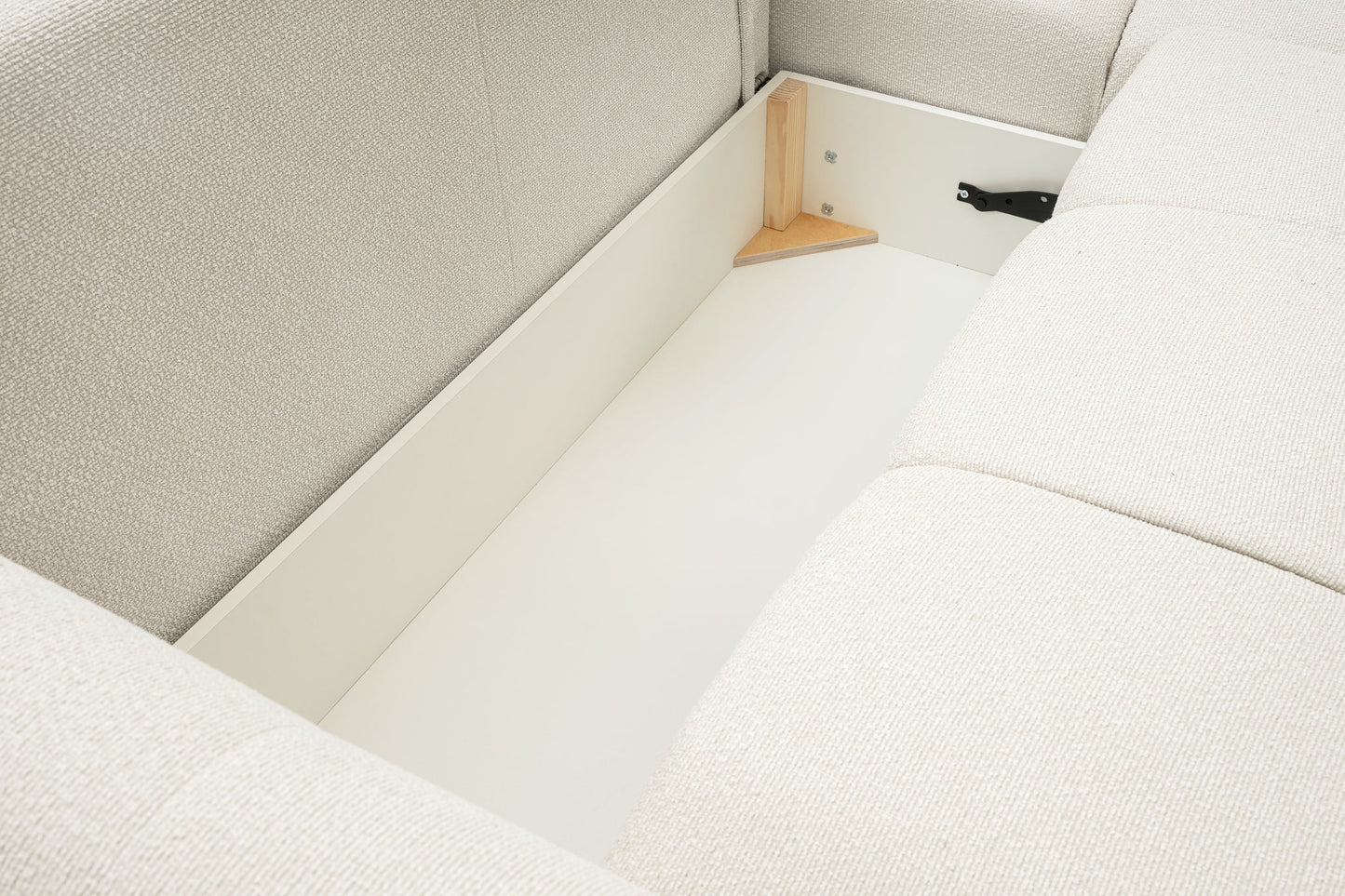 Lask BASE Corner Sofa with Sleeping Function – 257 x 177 cm – Left or Right Configuration