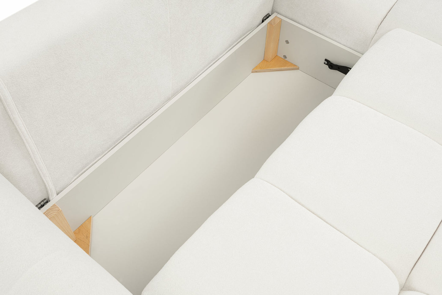 Lask BASE Corner Sofa with Sleeping Function – 257 x 177 cm – Left or Right Configuration