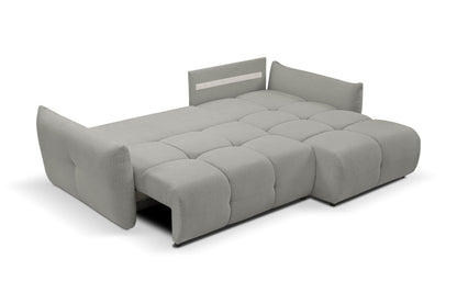Lask BASE Corner Sofa with Sleeping Function – 257 x 177 cm – Left or Right Configuration