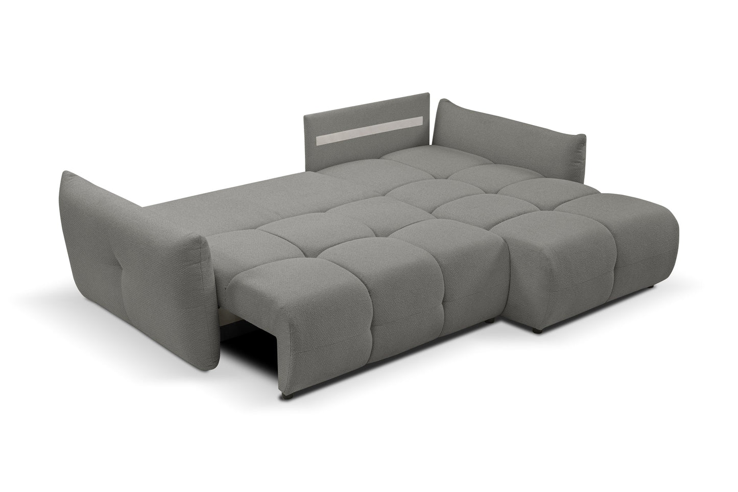 Lask BASE Corner Sofa with Sleeping Function – 257 x 177 cm – Left or Right Configuration