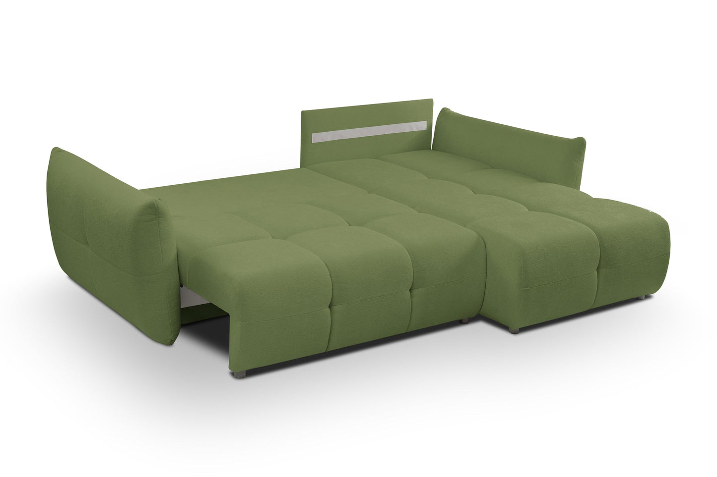 Lask BASE Corner Sofa with Sleeping Function – 257 x 177 cm – Left or Right Configuration