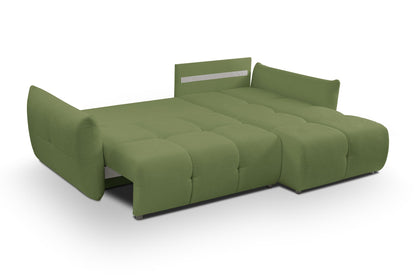 Lask BASE Corner Sofa with Sleeping Function – 257 x 177 cm – Left or Right Configuration
