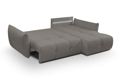 Lask BASE Corner Sofa with Sleeping Function – 257 x 177 cm – Left or Right Configuration