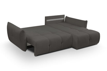 Lask BASE Corner Sofa with Sleeping Function – 257 x 177 cm – Left or Right Configuration