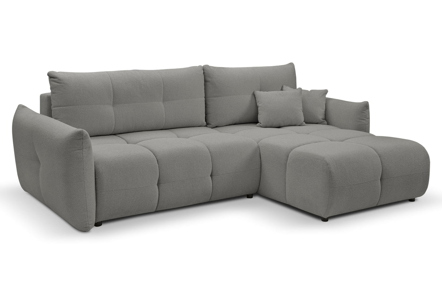 Lask BASE Corner Sofa with Sleeping Function – 257 x 177 cm – Left or Right Configuration