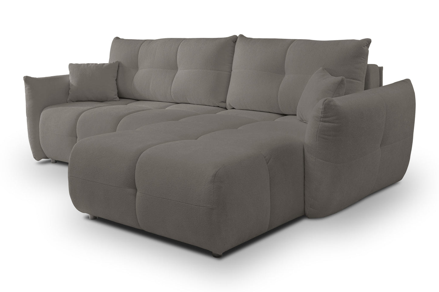 Lask BASE Corner Sofa with Sleeping Function – 257 x 177 cm – Left or Right Configuration