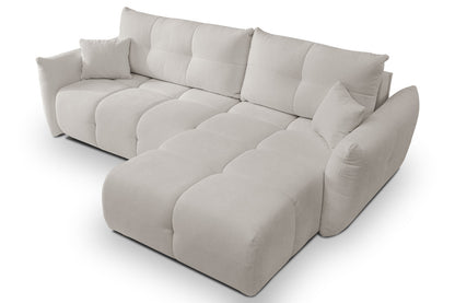Lask BASE Corner Sofa with Sleeping Function – 257 x 177 cm – Left or Right Configuration