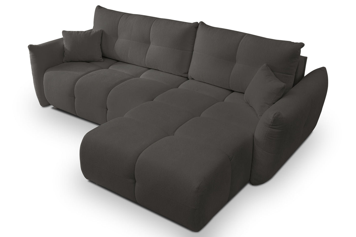 Lask BASE Corner Sofa with Sleeping Function – 257 x 177 cm – Left or Right Configuration