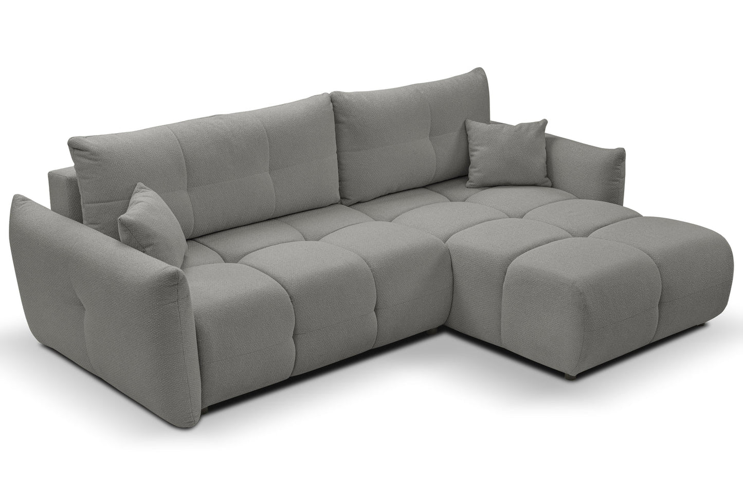 Lask BASE Corner Sofa with Sleeping Function – 257 x 177 cm – Left or Right Configuration