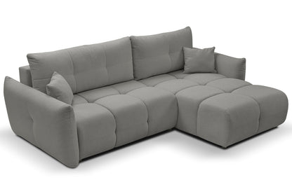 Lask BASE Corner Sofa with Sleeping Function – 257 x 177 cm – Left or Right Configuration