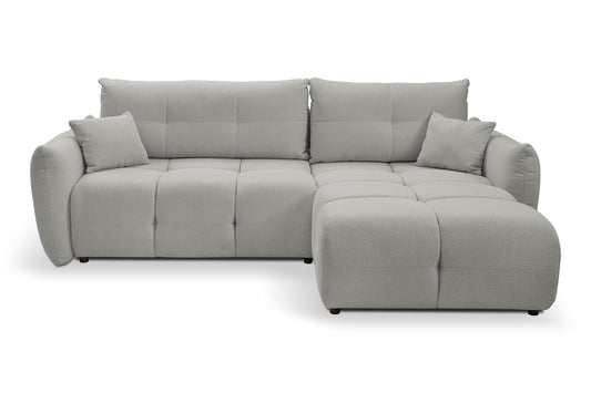 Lask BASE Corner Sofa with Sleeping Function – 257 x 177 cm – Left or Right Configuration