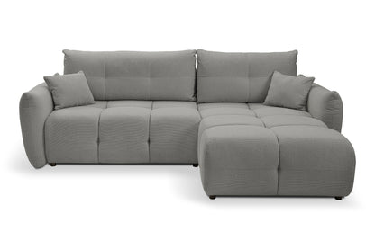 Lask BASE Corner Sofa with Sleeping Function – 257 x 177 cm – Left or Right Configuration