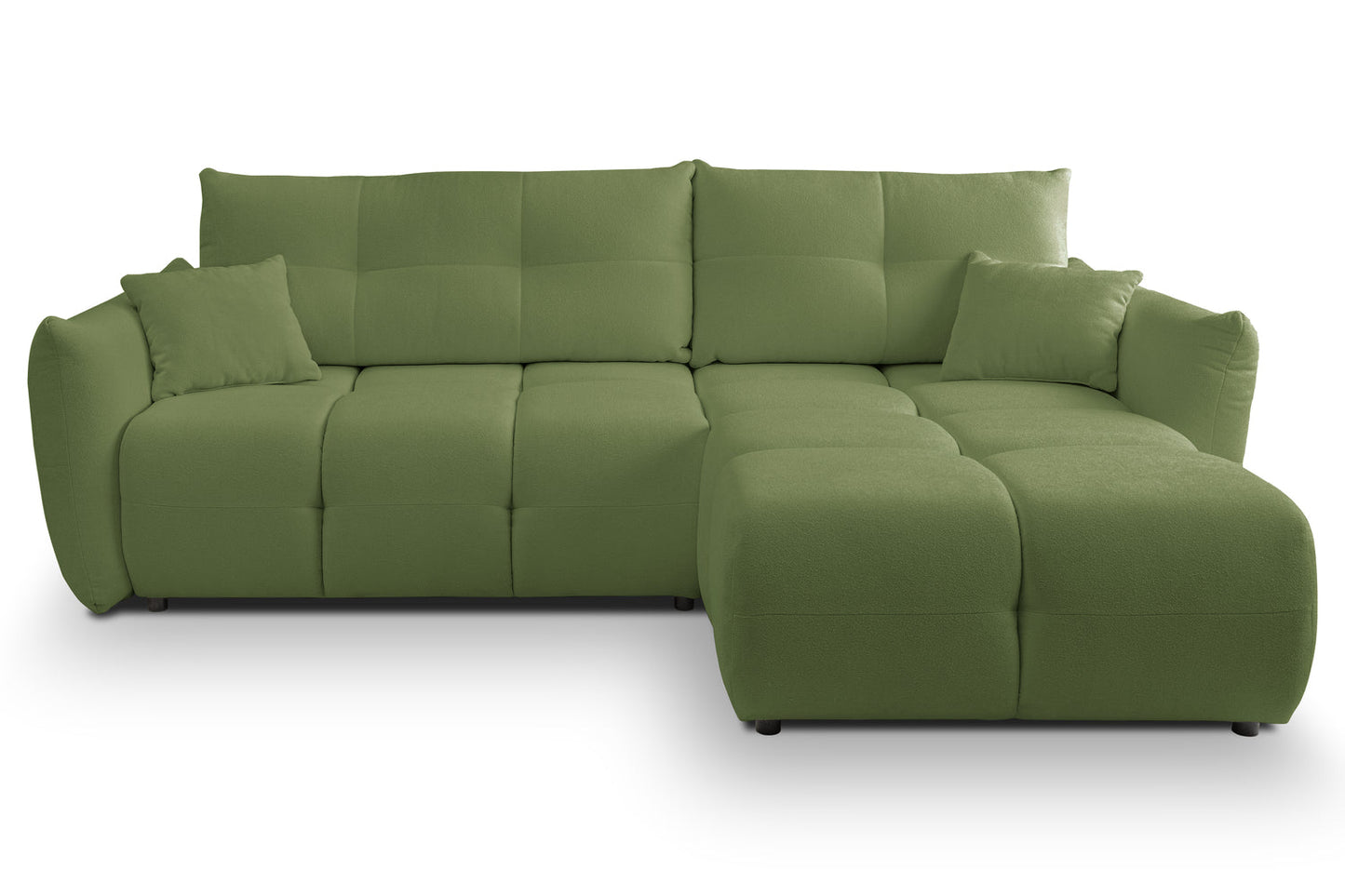Lask BASE Corner Sofa with Sleeping Function – 257 x 177 cm – Left or Right Configuration