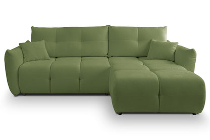 Lask BASE Corner Sofa with Sleeping Function – 257 x 177 cm – Left or Right Configuration