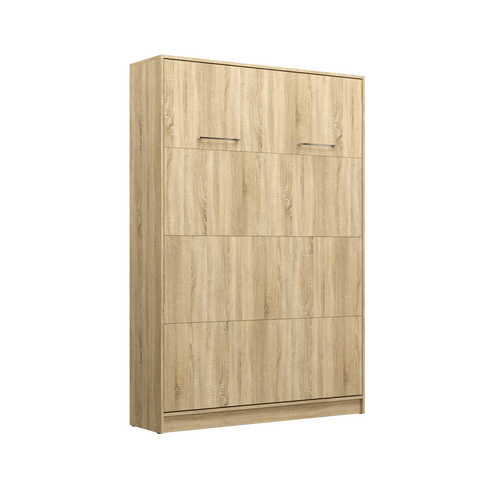 NE BASIC Murphy Bed Vertical Basic Sonoma Oak 90,120,140 x 200 cm Mattress