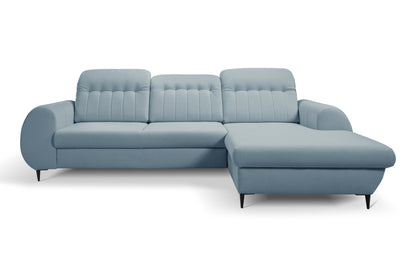 Lask BIANCO Corner Sofa with Sleeping Function – 275 x 166 cm – Left or Right Configuration