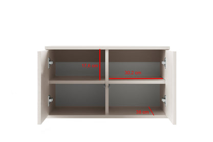 PK Bianco 23 Hallway Wardrobe Set - Upholstered Panels in Various Colours