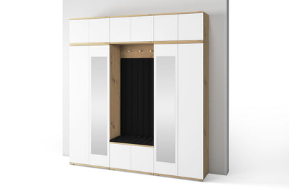 PK Sevilla 10 Hallway Wardrobe -Upholstered Panels in Various Colours